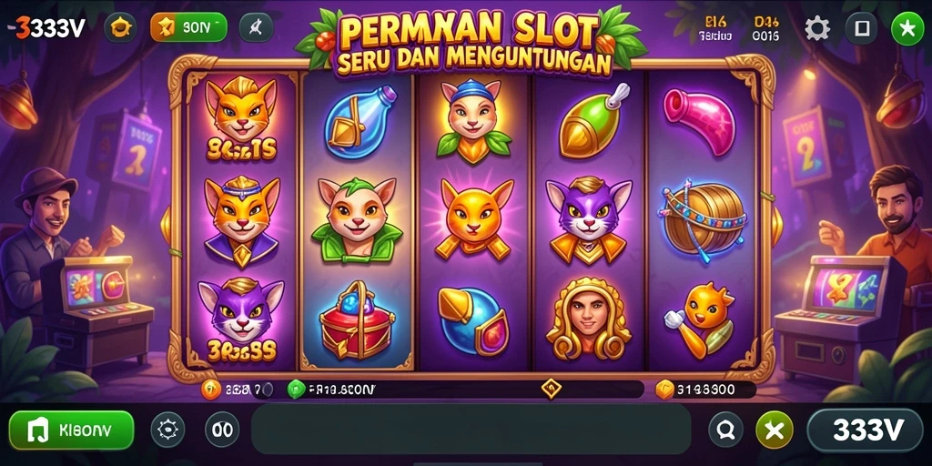 Screenshot gameplay Slot 333V yang menarik dan seru.