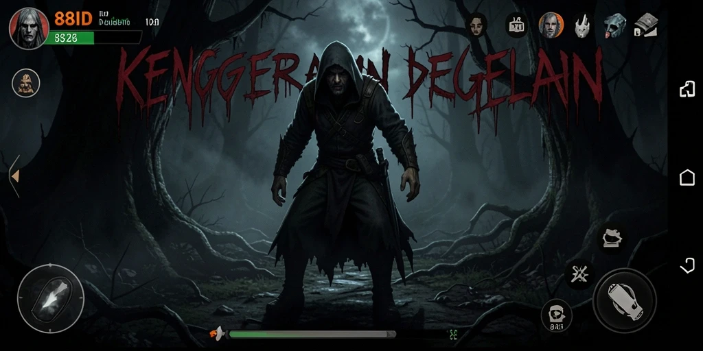 Gameplay <strong>88ID</strong> dengan suasana yang mencekam dan menakutkan.