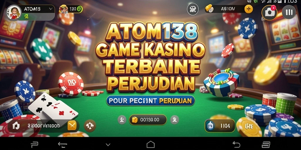 Tampilan gameplay Kasino yang seru dan menghibur di ATOM138.