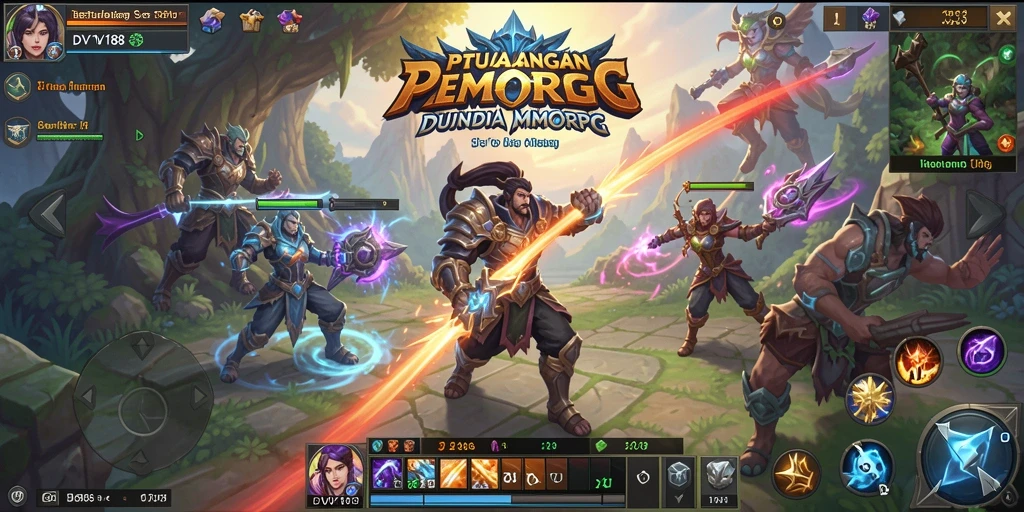 Tampilan gameplay <strong>DV188</strong> yang mendebarkan di dunia MMORPG.