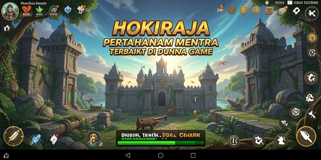 Tampilan gameplay HOKIRAJA yang menegangkan dan menarik.
