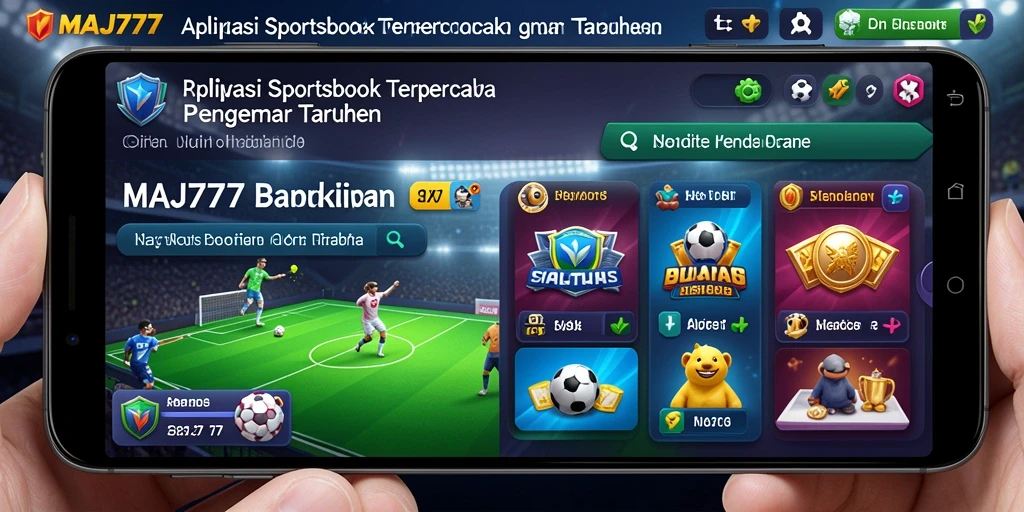 Tampilan gameplay MAJ777 dengan fitur Sportsbook menawan.