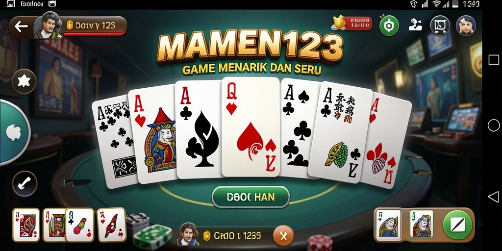 Screenshot gameplay MAMEN123 yang mengasyikkan dan memikat.