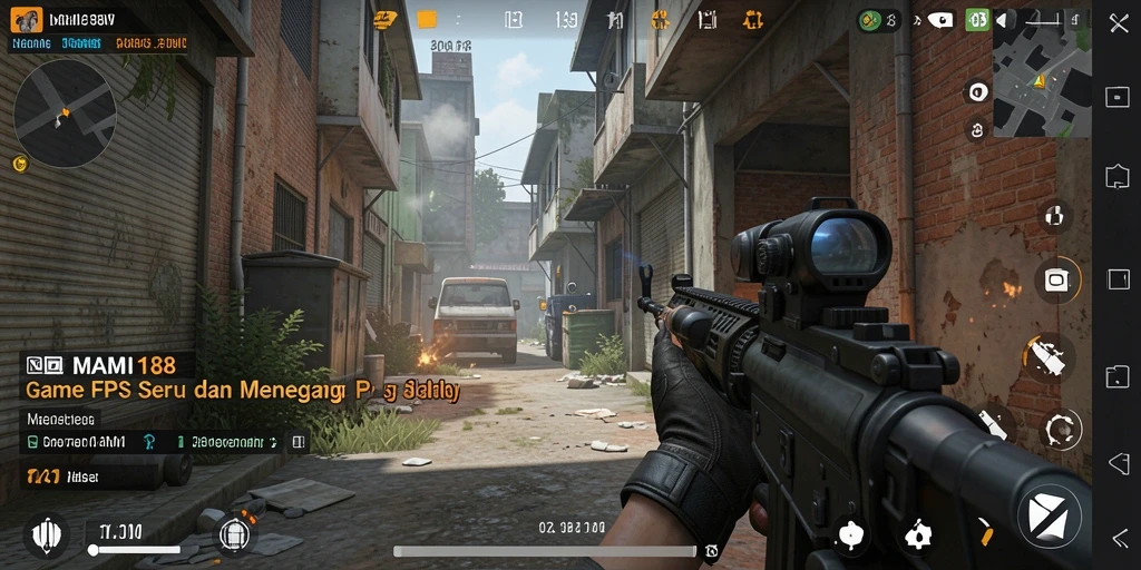 Gameplay menegangkan dengan aksi tembak-menembak yang intens.
