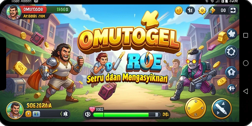 Tampilan gameplay menarik dan seru dari OMUTOGEL.