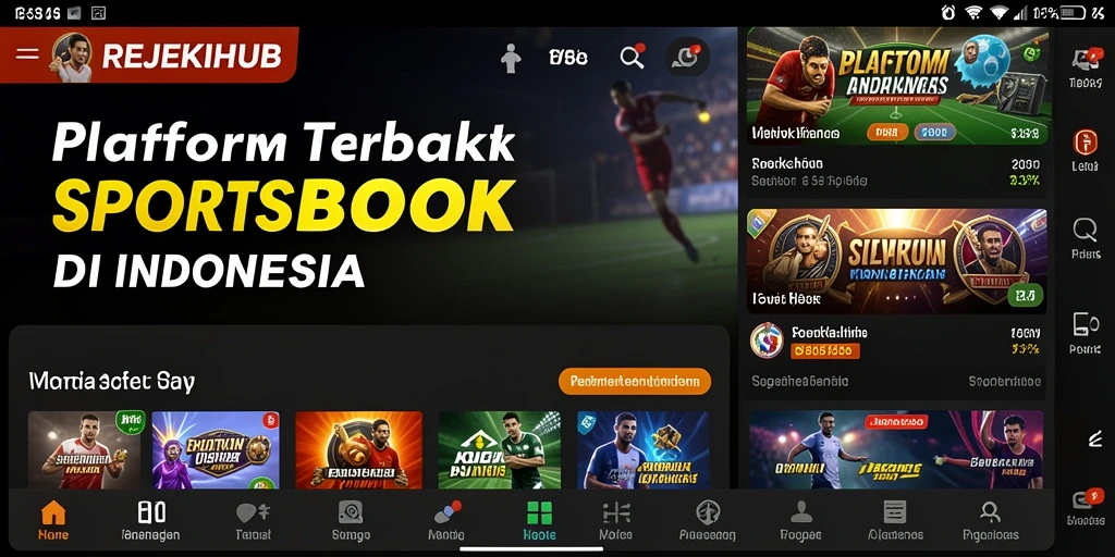 Tampilan gameplay menarik di aplikasi Sportsbook REJEKIHUB.